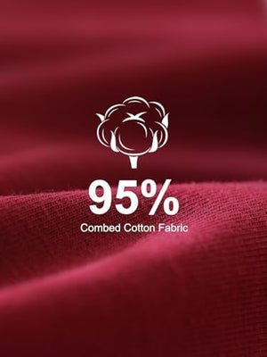 Cotton Underwear for Women High Waisted Full Coverage Briefs Soft Ladies Panties 5 Pack