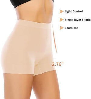 Womens Seamless Shaping Boyshorts Panties Tummy Control Underwear Slimming Shapewear Slip Shorts