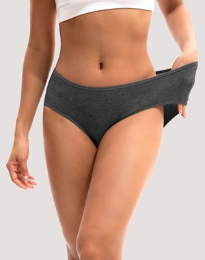 Womens Underwear Cotton Hipster Panties Regular & Plus Size 6-Pack