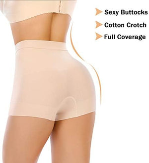 Womens Seamless Shaping Boyshorts Panties Tummy Control Underwear Slimming Shapewear Slip Shorts