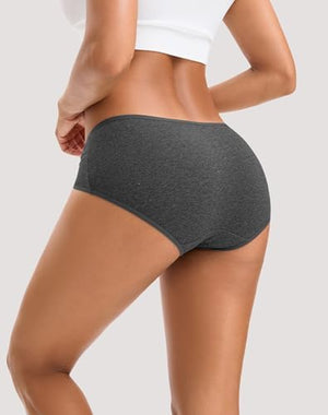 Womens Underwear Cotton Hipster Panties Regular & Plus Size 6-Pack