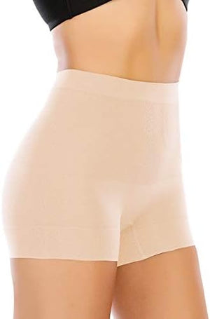 Womens Seamless Shaping Boyshorts Panties Tummy Control Underwear Slimming Shapewear Slip Shorts