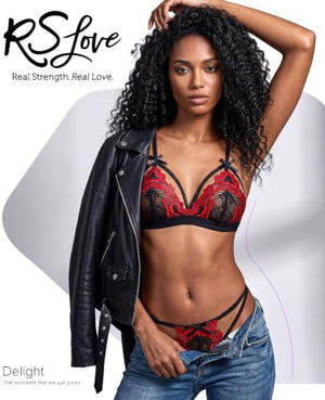 Women Lingerie Set with Garter Belt
