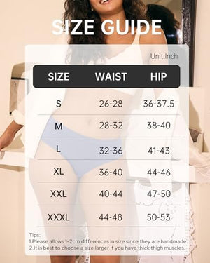 Womens Underwear, Moisture-Wicking Briefs, Soft and Breathable Panties, Mid Waist, 5-Pack