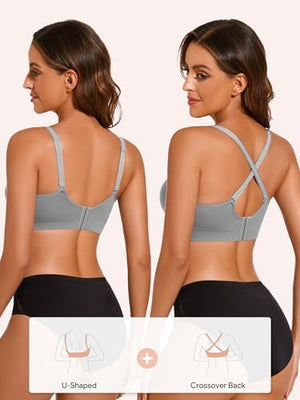 Bras for Women No Underwire Wireless Cami Tank Top Sports Bras Seamless Padded Bralettes for Women