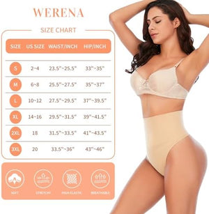 Tummy Control Thong Shapewear for Women Seamless Shaping Novelty Thong Panties Body Shaper Underwear