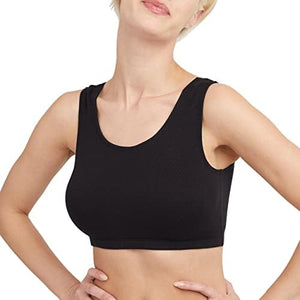 Women's Pack, Cotton Scoopneck Bralette, Low-Impact Sports Bra, 3-Pack