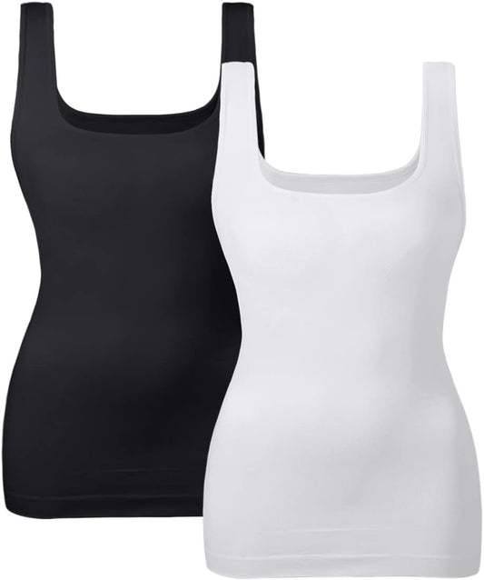 EUYZOU Seamless Square-Neck Shaping Camisole