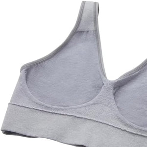 Women's Cozy Wireless Bra, Full-Coverage Pullover Bra, Seamless T-Shirt Bra