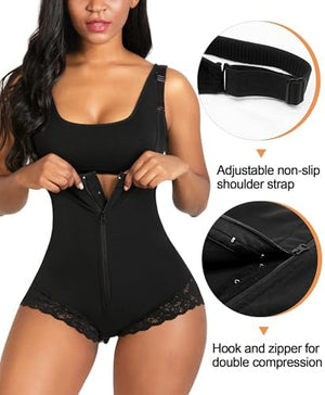 Women's Fajas Colombianas Shapewear Postpartum Tummy Control Body Shaper Girdles Compression Garment