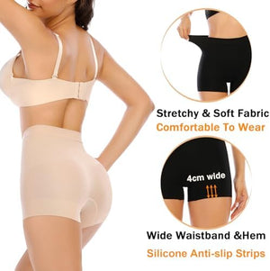 Womens Seamless Shaping Boyshorts Panties Tummy Control Underwear Slimming Shapewear Slip Shorts
