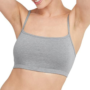 Women's String Bralette Pack, 3-Pack, Cotton Sports Bralette Bras for Women, Solid or Assorted Wireless Bras