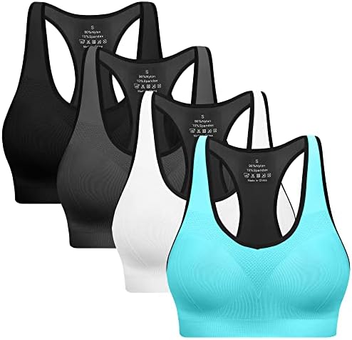 Padded Racerback High-Impact Sports Bra