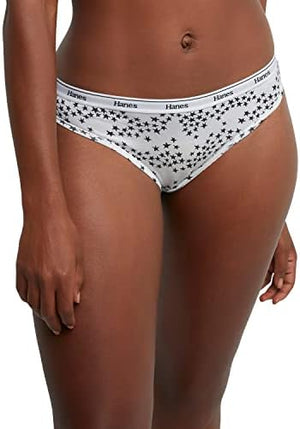 Women's Originals Bikini Panties, Breathable Stretch Cotton Underwear, Assorted, 6-pack