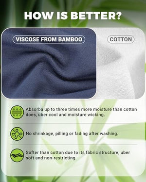 Womens Underwear, Moisture-Wicking Briefs, Soft and Breathable Panties, Mid Waist, 5-Pack