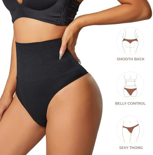 Thong Shapewear Tummy Control Underwear for Women Seamless Body Shaper Panties