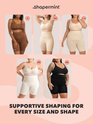 Shapewear for Women - High-Waisted Shapewear Tummy Control Shorts, Thigh Slimmer, Underwear for Women
