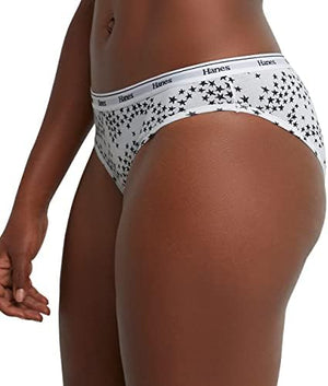 Women's Originals Bikini Panties, Breathable Stretch Cotton Underwear, Assorted, 6-pack