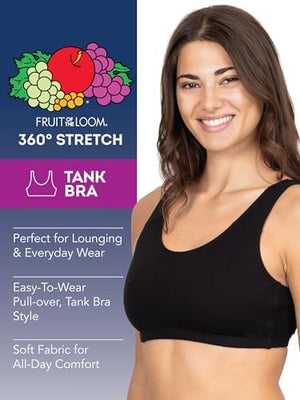 Women's Built Up Tank Style Sports Bra Value Pack