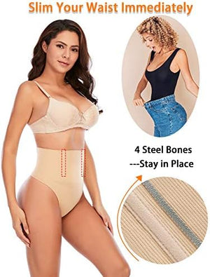 Tummy Control Thong Shapewear for Women Seamless Shaping Novelty Thong Panties Body Shaper Underwear