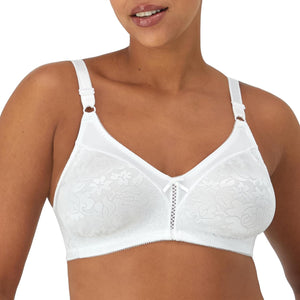 Women's Wireless Lace Bra, Double Support Lace Bras for Women, Stay-in-Place Straps, Full Coverage, Comfortable