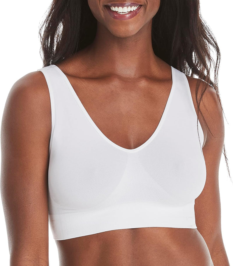 Women's Cozy Wireless Bra, Full-Coverage Pullover Bra, Seamless T-Shirt Bra