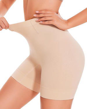 Shapewear Shorts, Mid-Waist Body Shaper Short, Womens Shapewear Tummy Control, Seamless Shapewear for Under Dresses