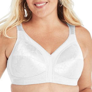 Women's Wireless Bra, 18 Hour Plus-Size Bras Available, Full Coverage, Smoothing, 4693, Single or 2-Pack