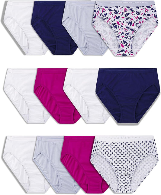 Women's Eversoft Cotton Underwear Multipacks, Tag Free & Breathable, Available in Plus Size