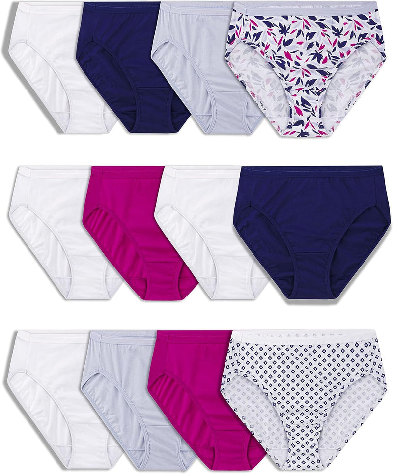 Women's Eversoft Cotton Underwear Multipacks, Tag Free & Breathable, Available in Plus Size